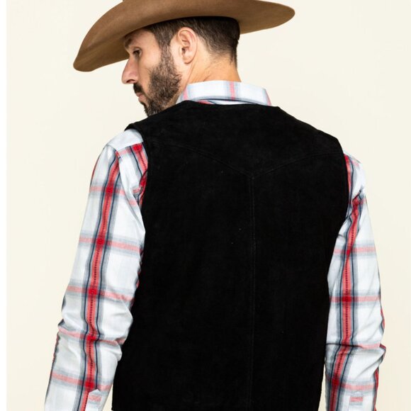 CODY JAMES Men's Suede Vest - Picture 2 of 6